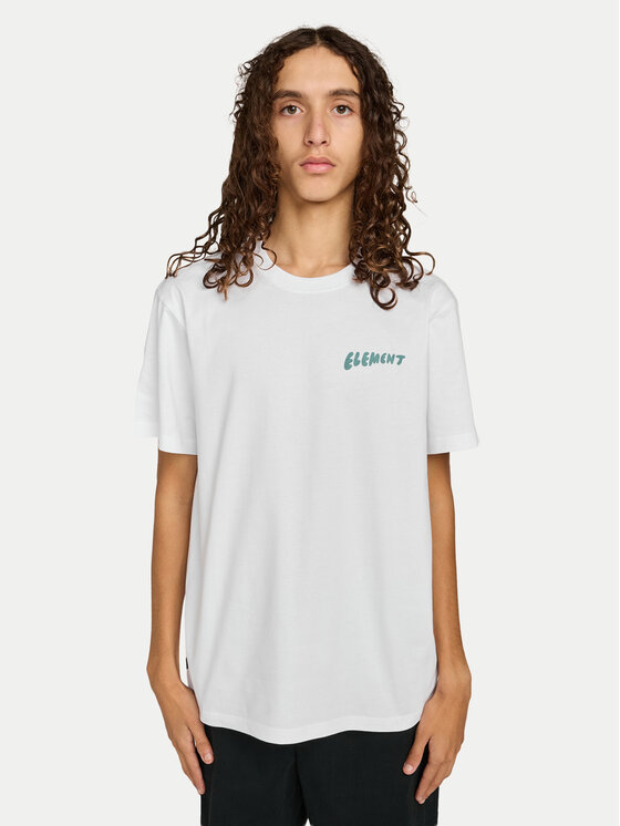 Element Element T-Shirt Sunrise ELYZT00576 Λευκό Regular Fit