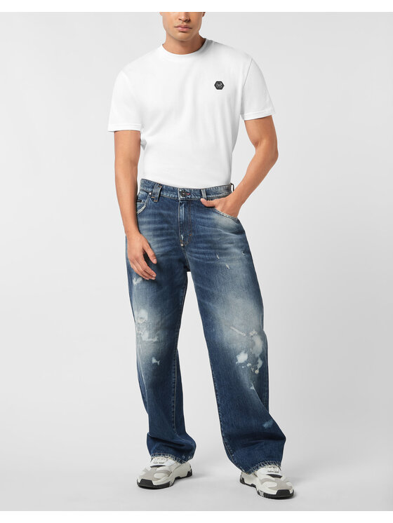 PHILIPP PLEIN PHILIPP PLEIN Jeansy 25915 Niebieski Loose Fit