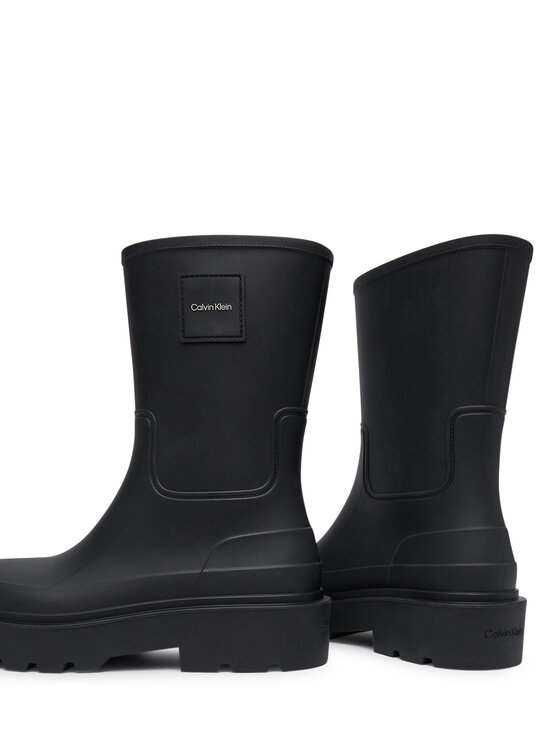 Calvin Klein Calvin Klein Kalosze Rainboot Rubber HW0HW03179 Czarny