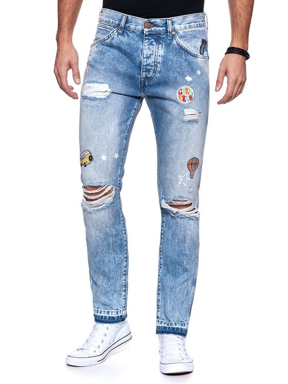 Wrangler Wrangler Jeans BOYTON Blu Slim Fit