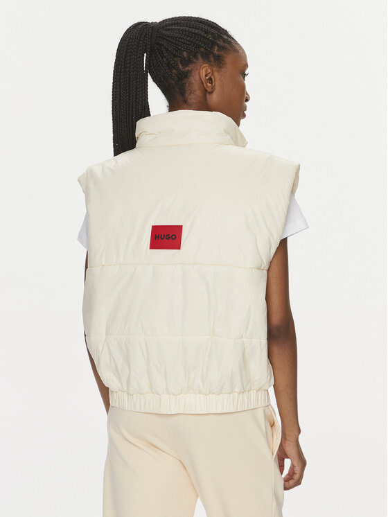 HUGO HUGO Bezrękawnik Felere-1 50495720 Beżowy Relaxed Fit