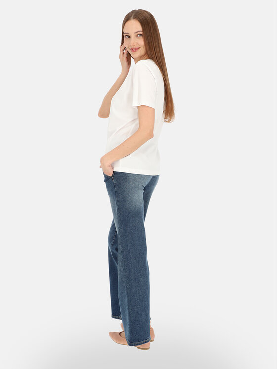L’AF L’AF T-Shirt Nika Biały Regular Fit