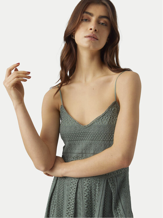 Vero Moda Vero Moda Ljetna haljina Honey 10220925 Zelena Regular Fit
