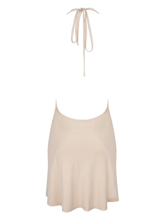 MAI MAI Sukienka dzianinowa NESSA Beżowy Feminine Fit