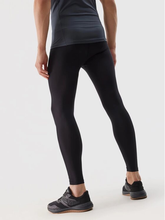 4F 4F Leggings 4FWSS24TFTIM227-20S Nero Slim Fit