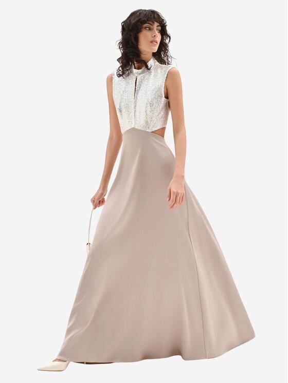 Rinascimento Rinascimento Abito da sera Abito donna Beige Regular Fit