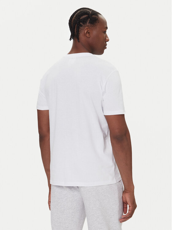 Kappa Kappa T-Shirt Authentic 361N6QW Bílá Regular Fit