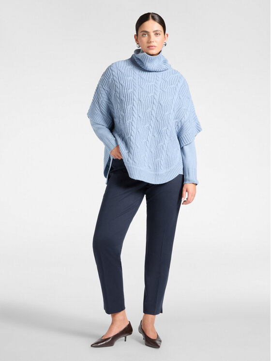Elena Mirò Elena Mirò Spodnie materiałowe P803P000578N034 Niebieski Slim Fit