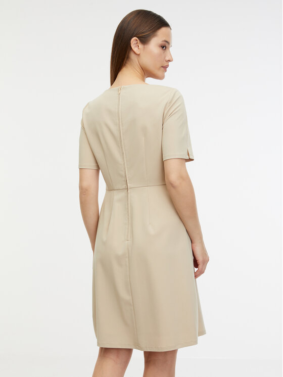 Orsay Orsay Sukienka codzienna 1000139082000__34 Beżowy A-Line Fit