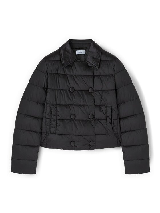 Motivi Motivi Giubbotto piumino F015Q000747N033 Nero Boxy Fit