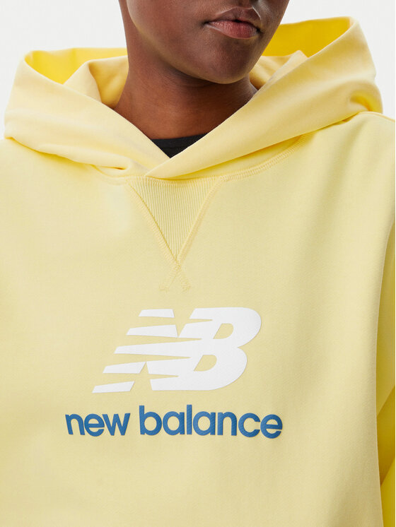 New Balance New Balance Pulóver WT51501 Sárga Oversize