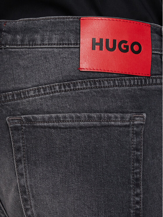 HUGO HUGO Jeans hlače 50547274 Siva Tapered Fit