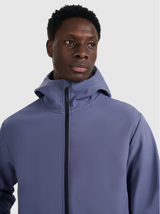 4F 4F Kurtka softshell 4FWAW25TSOFM362-32S Niebieski Regular Fit