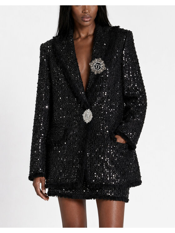 PHILIPP PLEIN PHILIPP PLEIN Sako 31266 Černá Loose Fit