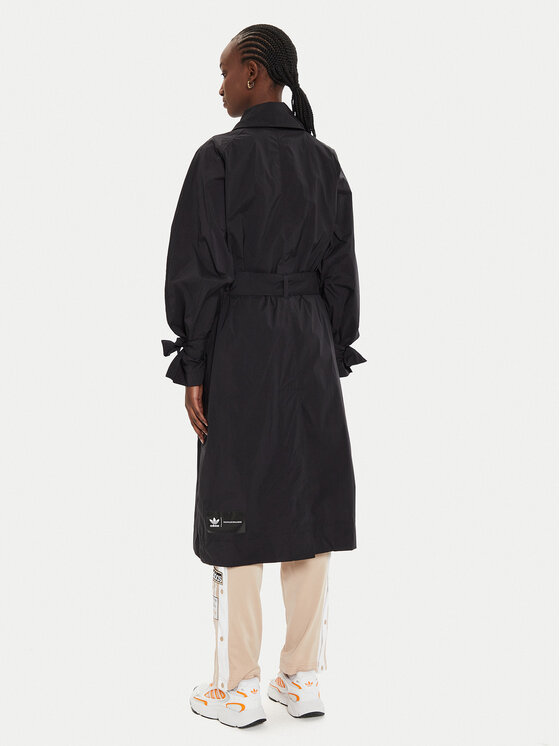 adidas adidas Trenčkot Ksenia IW5668 Črna Loose Fit