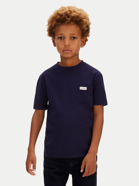 Calvin Klein Jeans Tricou LVCKSJA08B Bleumarin Regular Fit