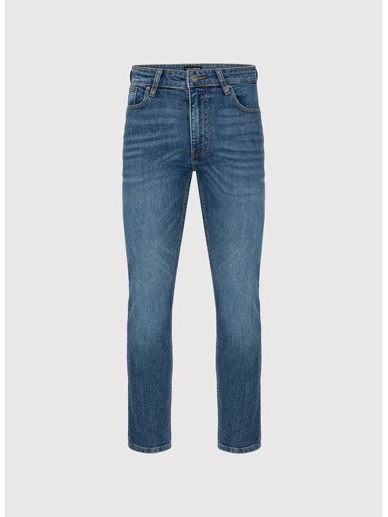 Pako Lorente Pako Lorente Jeansy P25WF-WJ-003 Granatowy Slim Fit