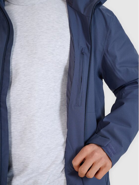 4F 4F Prechodná bunda 4FWSS25TTJAM704-22S Tmavomodrá Regular Fit