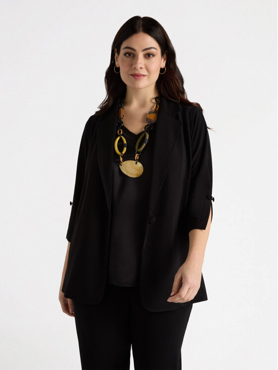 Fiorella Rubino Fiorella Rubino Giacca outdoor R902L000323N033 Nero Regular Fit