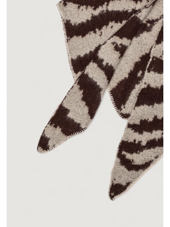 Pieces Pieces Sciarpa Pcjanimal Triangle Scarf Bc Grigio