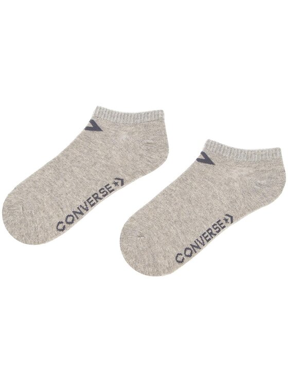 Converse Converse Σετ 3 ζευγάρια κοντές κάλτσες γυναικείες E751A-3009 Γκρι