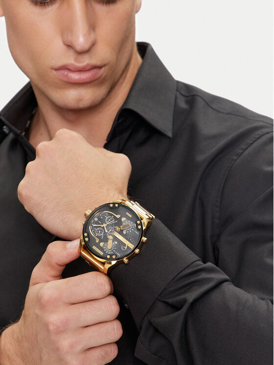 Diesel Diesel Часовник Mr Daddy 2.0 DZ7333 Златист