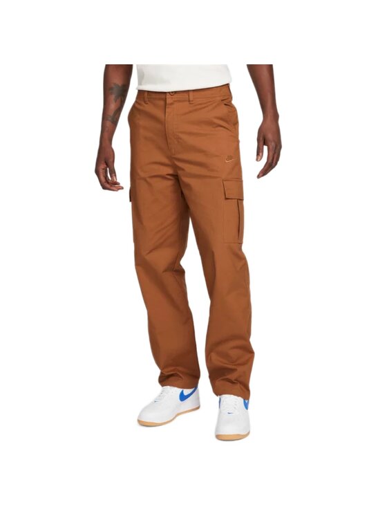 Nike Nike Spodnie materiałowe Club Cargo Pants Brązowy Regular Fit