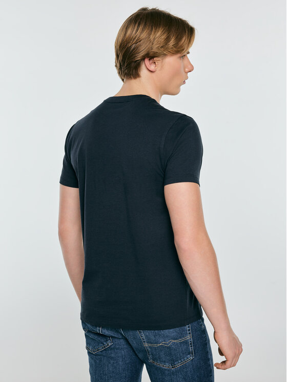BIG STAR BIG STAR T-Shirt ELLER Granatowy Basic Fit