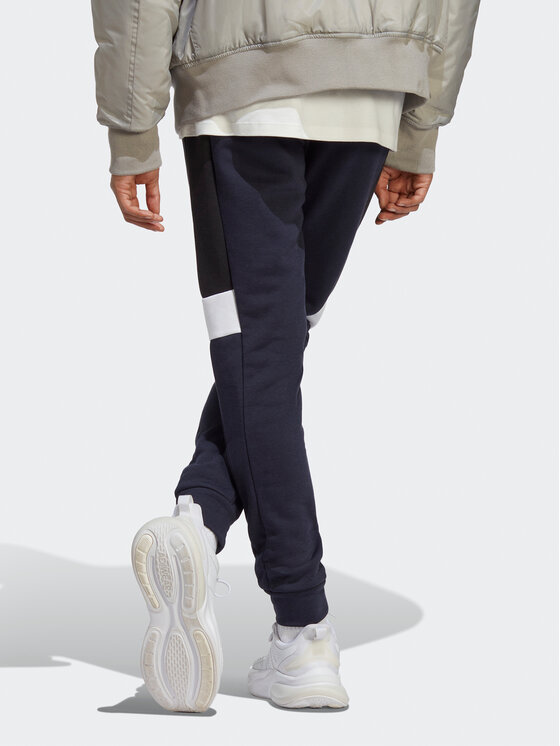 Pantaloni da tuta Essentials Colorblock HY8684 Blu...