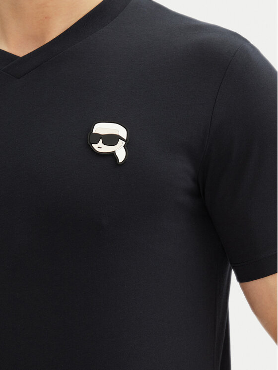 KARL LAGERFELD KARL LAGERFELD Tričko 755021 552224 Tmavomodrá Regular Fit