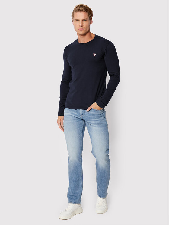 Guess Guess Blugi Angeles M2YAN2 D4Q43 Albastru Slim Fit