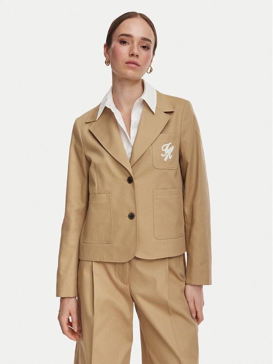 Tommy Hilfiger Sacou Dressing WW0WW50146 Bej Regular Fit