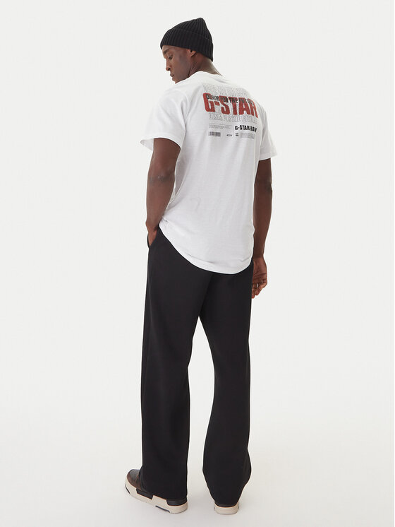 G-Star Raw G-Star Raw Тишърт Lash Back D26043-C372 Бял Relaxed Fit