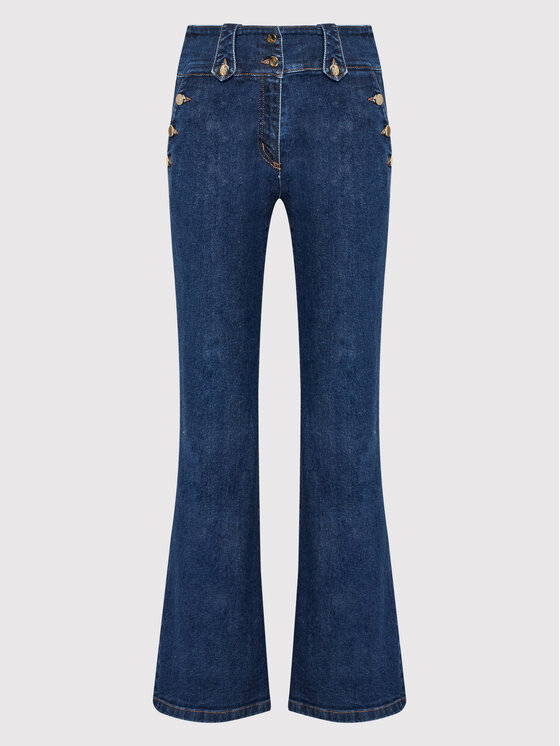 Rinascimento Rinascimento Дънки CFC0110139003 Син Relaxed Fit