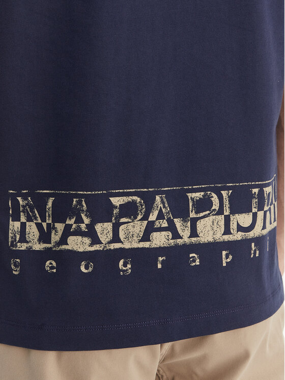 Napapijri Napapijri Polo E-Reflect NP0A4H4B Granatowy Relaxed Fit