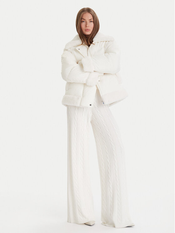 BOSS BOSS Zimska jakna C_Pajuna 50548173 Écru Relaxed Fit