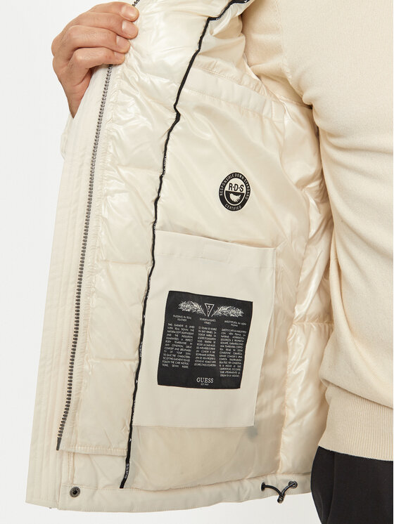 Guess Guess Žieminė striukė M4BL43 WGJR2 Smėlio Regular Fit