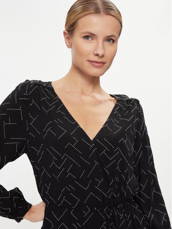 Pepe Jeans Pepe Jeans Rochie de zi Amber PL953442 Negru Regular Fit