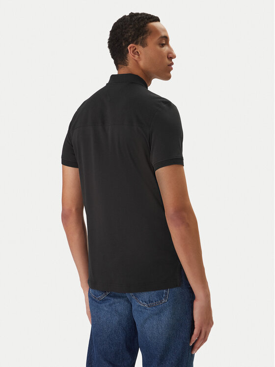 Tommy Hilfiger Tommy Hilfiger Polo marškinėliai MW0MW41613 Juoda Regular Fit