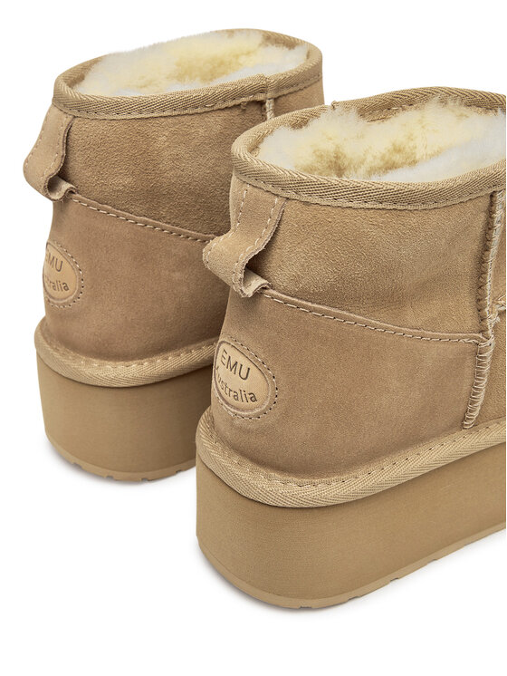 EMU Australia EMU Australia Śniegowce Stinger Micro Flatform W13082 Beżowy