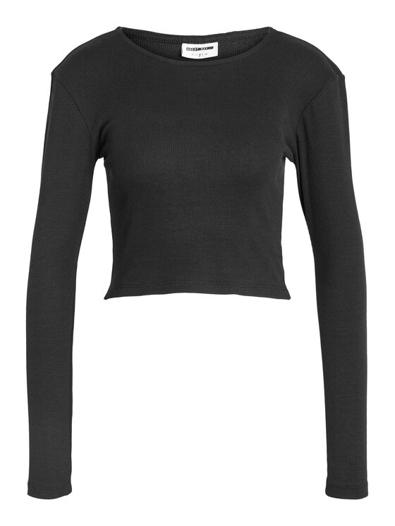 Noisy May Noisy May Μπλουζάκι Maya 27027280 Μαύρο Slim Fit