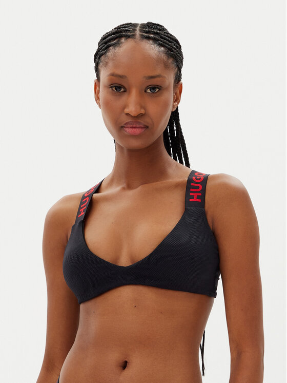 HUGO HUGO Bikini felső Dotti 50540225 Fekete