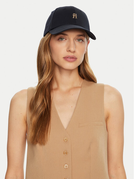 Tommy Hilfiger Tommy Hilfiger Kapa s šiltom AW0AW16843 Mornarsko modra