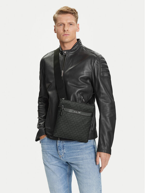 MICHAEL Michael Kors MICHAEL Michael Kors Мъжка чантичка Hudson 33T5LHDM1B Черен