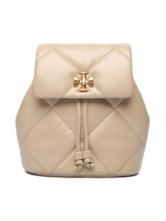 Tory Burch Tory Burch Rucsac Kira Diamond Quilt Small Bacpack 170485 Écru