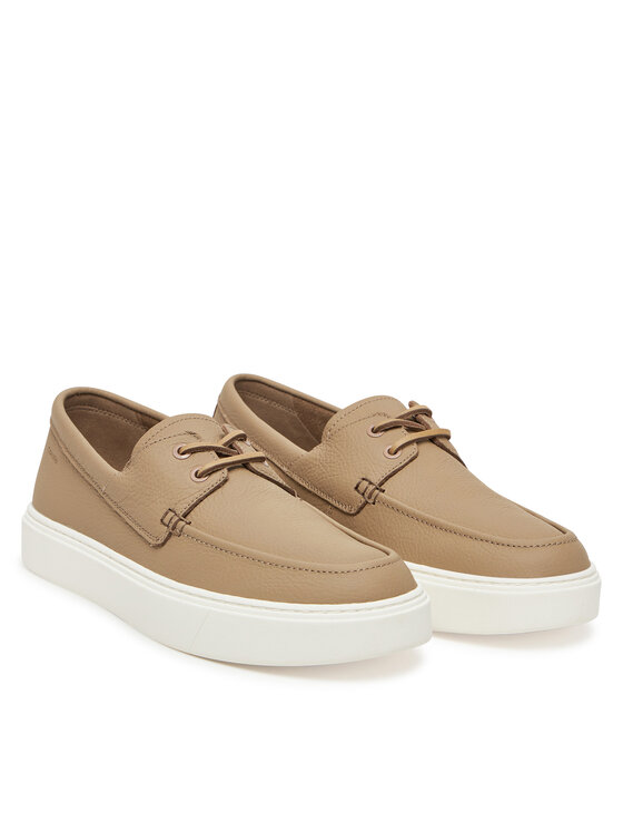 Calvin Klein Calvin Klein Mokasinke Hybrid Lace Up Boat Lth HM0HM01812 Smeđa