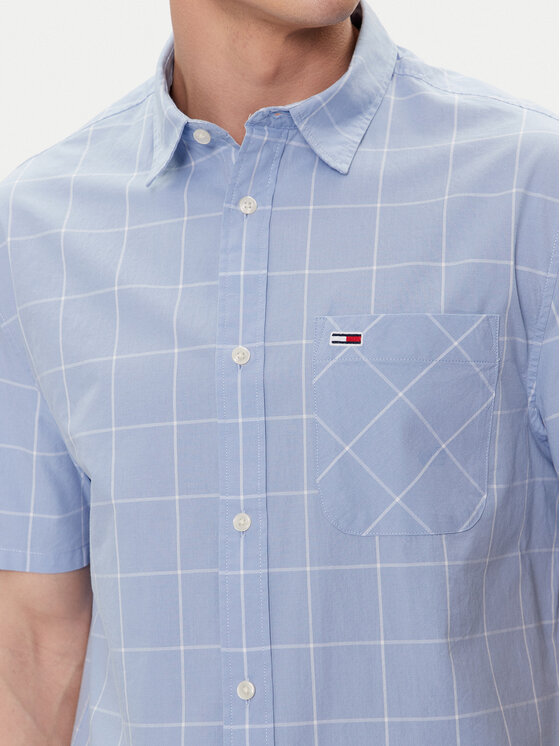 Tommy Jeans Tommy Jeans Košeľa DM0DM18967 Modrá Regular Fit