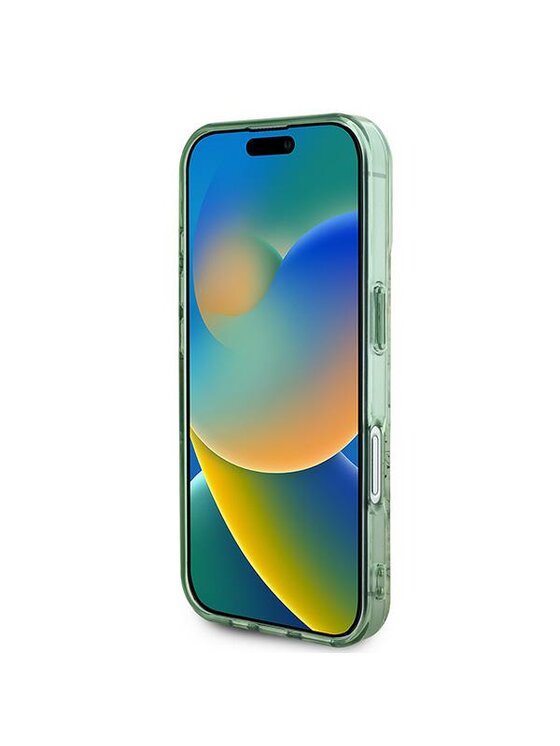 Guess Guess Etui na telefon Apple iPhone 16 Plus Zielony