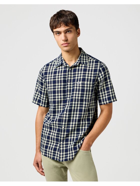 Wrangler Wrangler Camicia SS 1 PKT SHIRT Multicolore Regular Fit