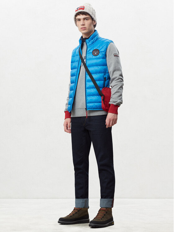 Napapijri Napapijri Liemenė Aerons Vest 2 N0YI4W Mėlyna Regular Fit